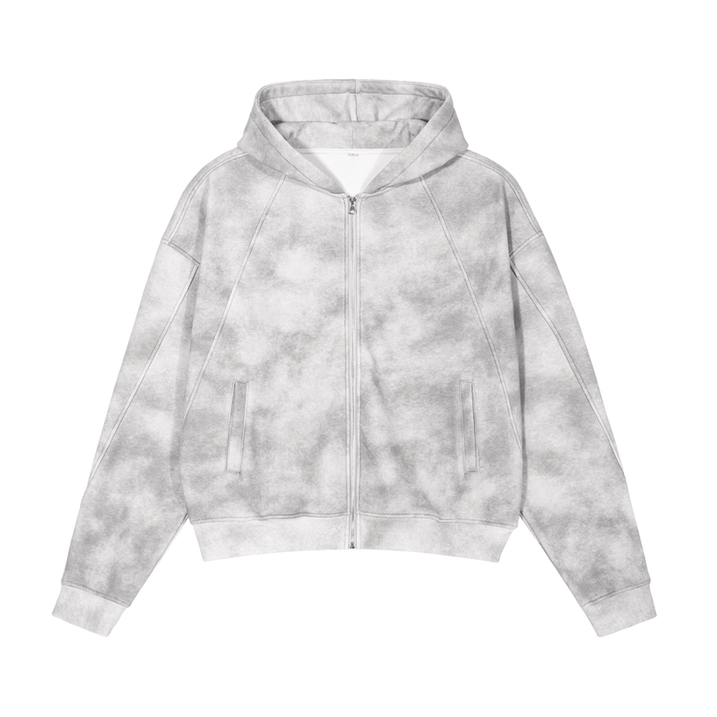 Camo  Zip-Up Hoodie